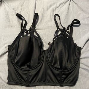 Corset bra from Victoria’s Secret with sexy detailing with gold hardware